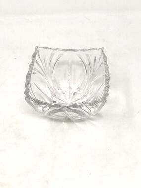Square Crystal 5" Bowl, Gorham Esprit 1831